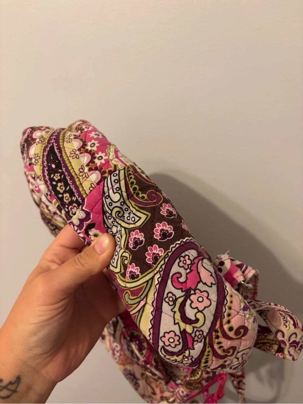 Vera Bradley small back pack print “Very Berry Paisley”